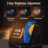 15W Wireless Chargers Stand 5 In1 LED Digital