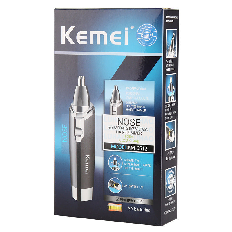 Comei Nose Hair Trimmer KM-6512 Dry Battery Electric