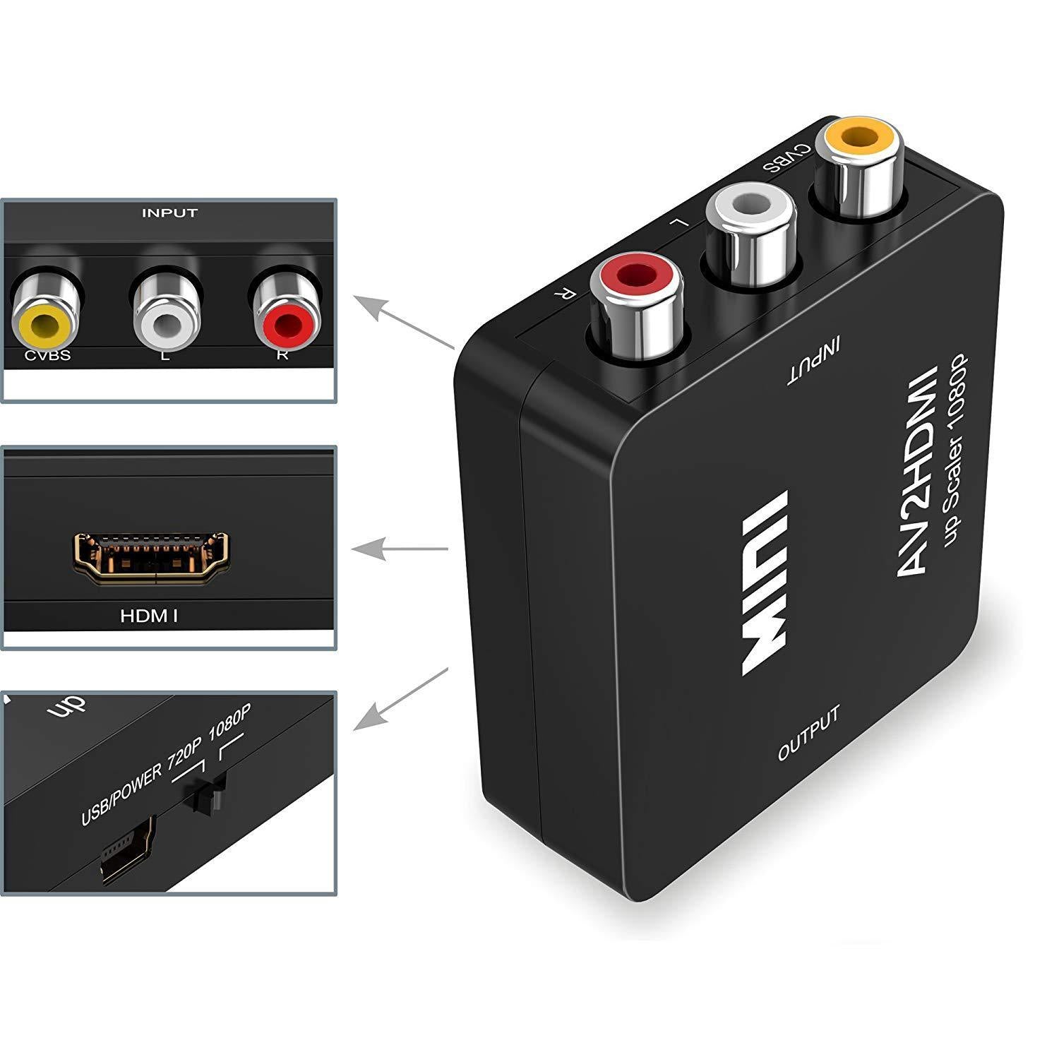 Av To Hdmi Converter Mini Hd Video Converter