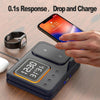 15W Wireless Chargers Stand 5 In1 LED Digital