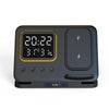 15W Wireless Chargers Stand 5 In1 LED Digital